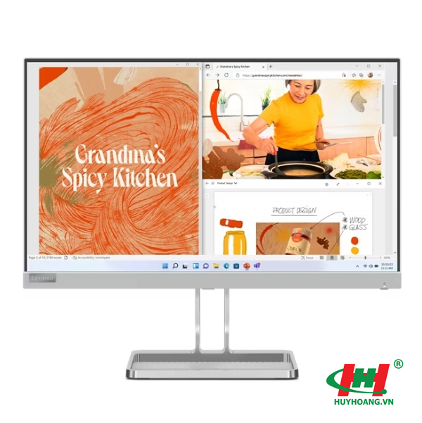 Màn hình LCD Lenovo L25e-40 67ADKAC4VN màu bạc (24.5Inch/ Full HD/ 4ms/ 100HZ/ 250cd/ m2/ VA/ HDMI/ VGA)