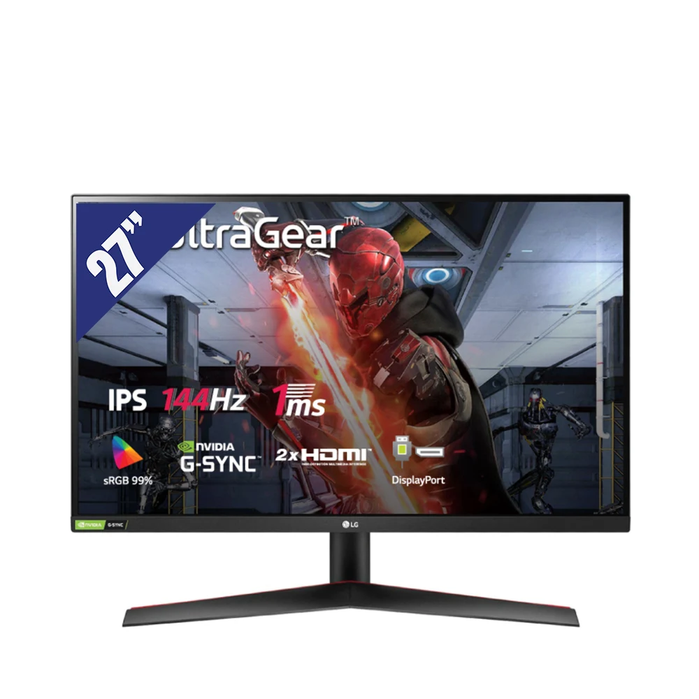 Màn hình LCD LG 27inch 27GN600-B.ATV  (1920 x 1080/ IPS/ 144Hz/ 1 ms/ FreeSync)   2 x HDMI ,  1 x DisplayPort