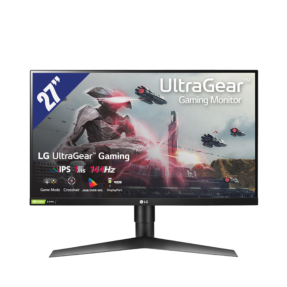 Màn hình LCD 27inch LG 27GL650F-B.ATV (1920 x 1080/ IPS/ 144Hz/ 1 ms/ FreeSync)  1 x DisplayPort,  2 x HDMI