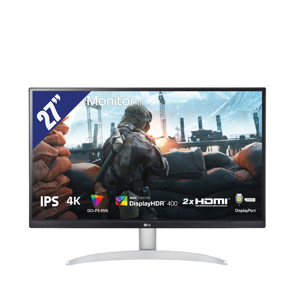 Màn hình LCD đồ họa 4K 27inch LG 27UP600-W (4k,  3840 x 2160/ IPS/ 60Hz/ 5 ms/ FreeSync) 1 x DisplayPort 1.4,  2 x HDMI