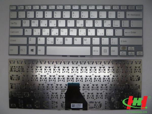 Bàn phím laptop Sony SVF14E FIT (cable giữa thẳng)