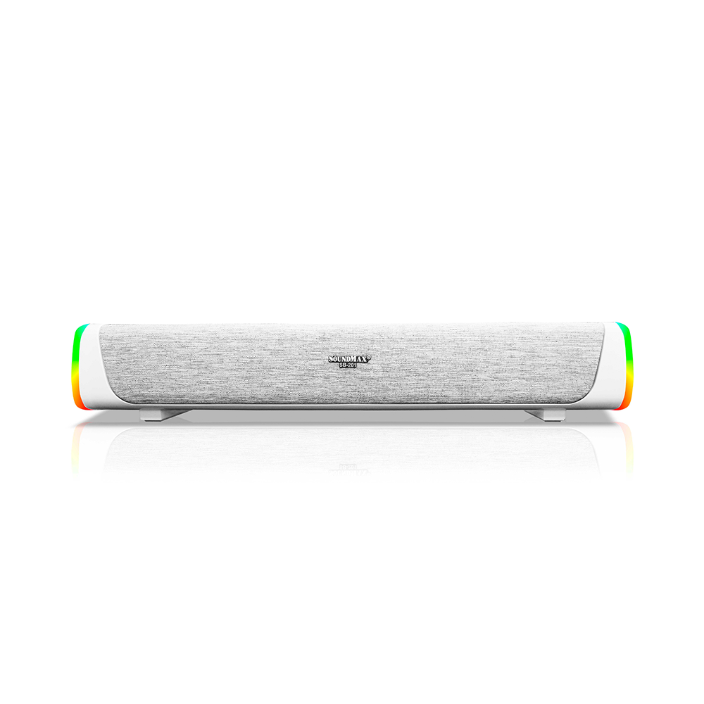 Loa Bluetooth SoundMax SB-201 (Màu Trắng,  Bluetooth 5.0,  jack 3.5 mm)