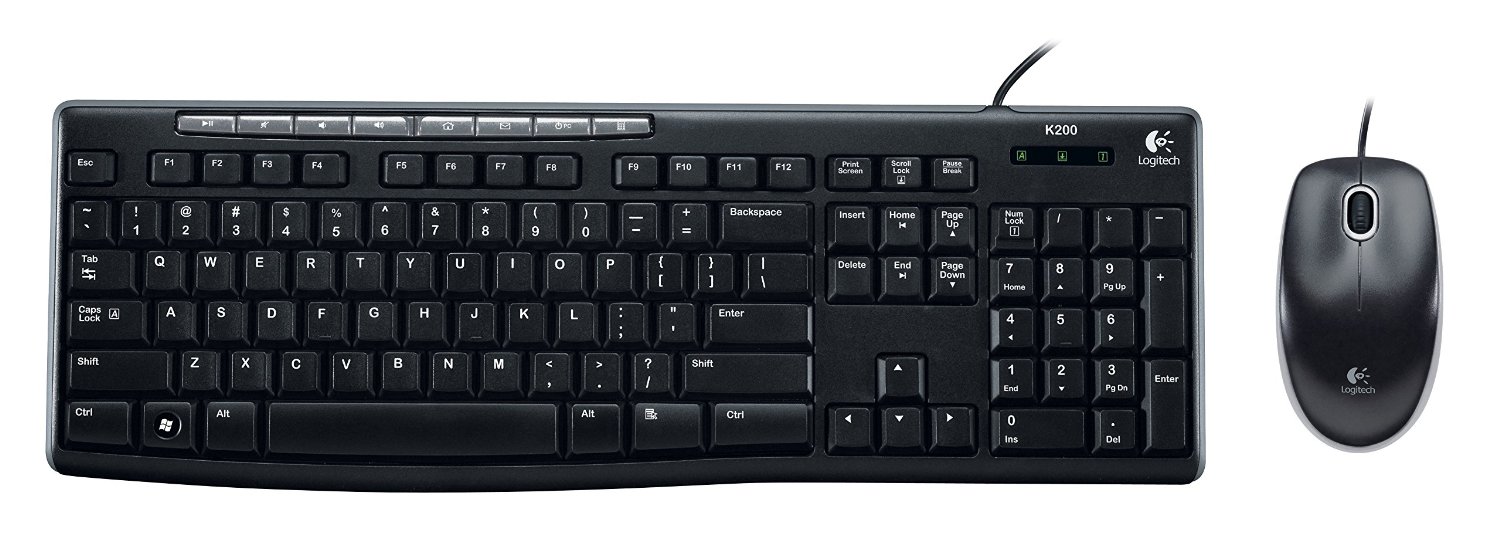 Bàn phím + Chuột Logitech MK200 (có dây USB)