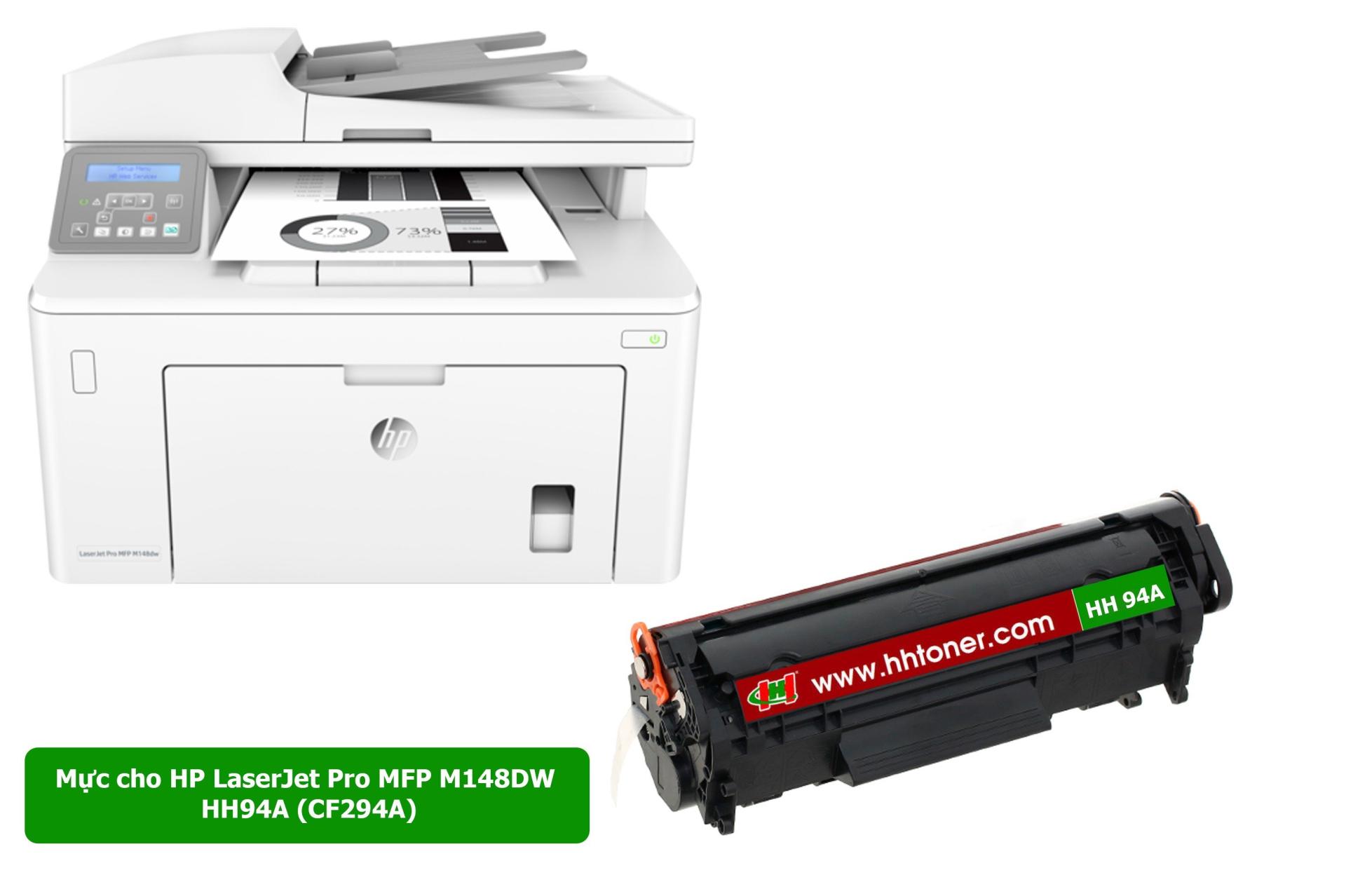 Mực máy in HP LaserJet Pro MFP M148dw HH 94A (CF294A) Thương hiệu HH