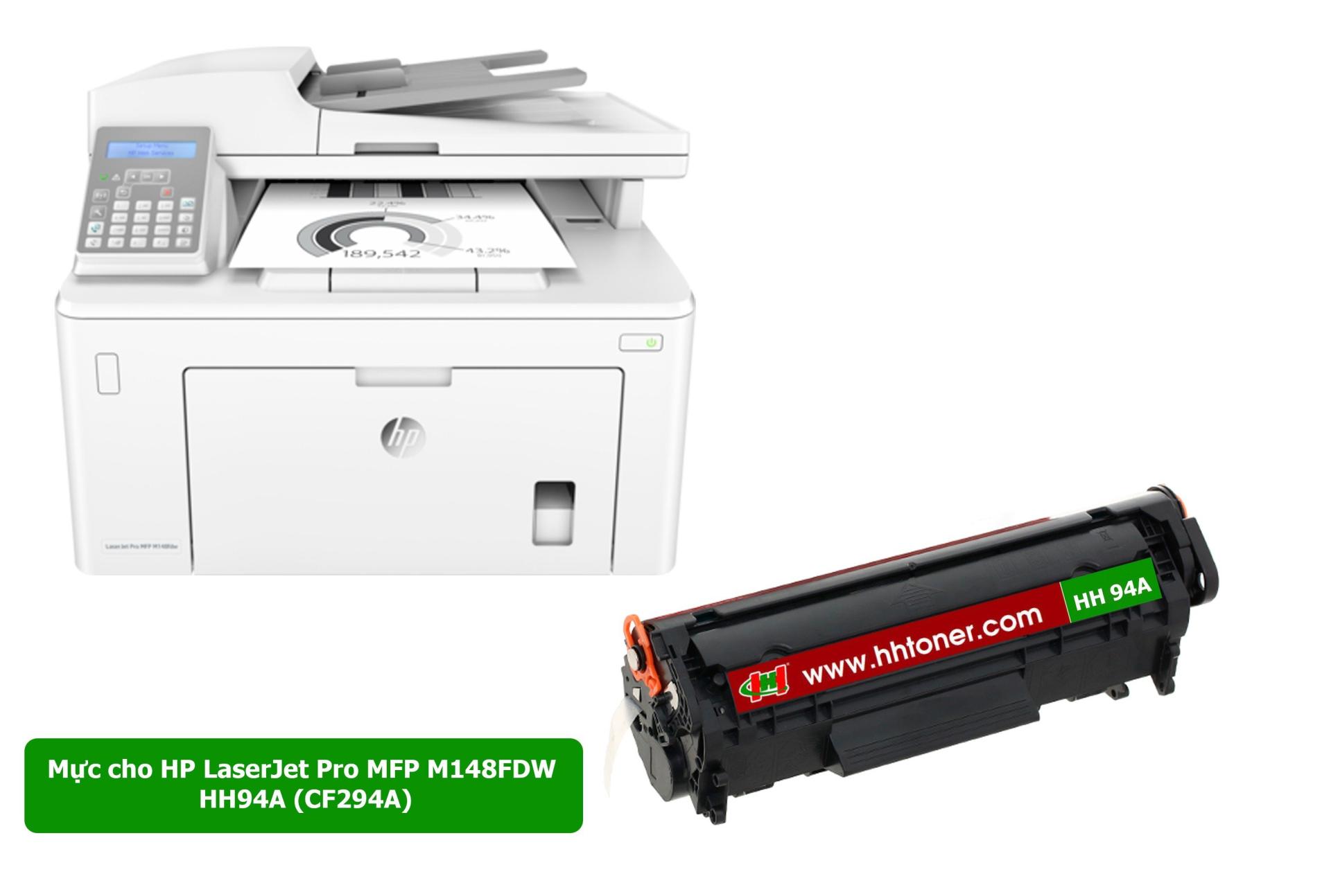 Mực máy in HP LaserJet Pro MFP M148fdw HH 94A (CF294A) Thương hiệu HH