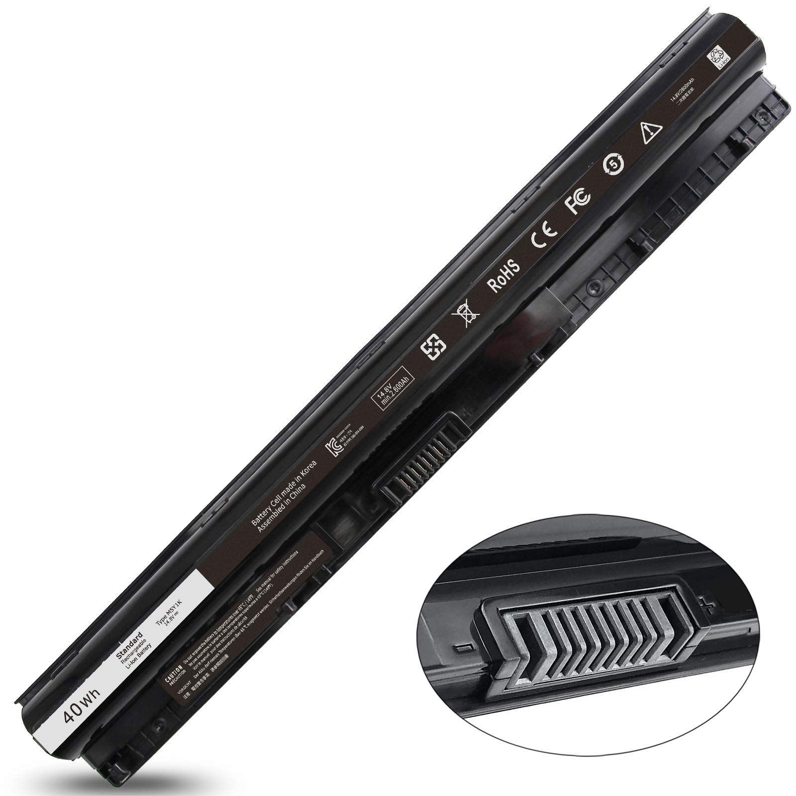 Pin Laptop Dell Vostro 3452 3458, 3459,  3558,  3559,  5558. Inspiron 14-3000,  15-3000 4Cell (tốt) Dell Latitude 3470 M5Y1K -- CPU Thế hệ 8