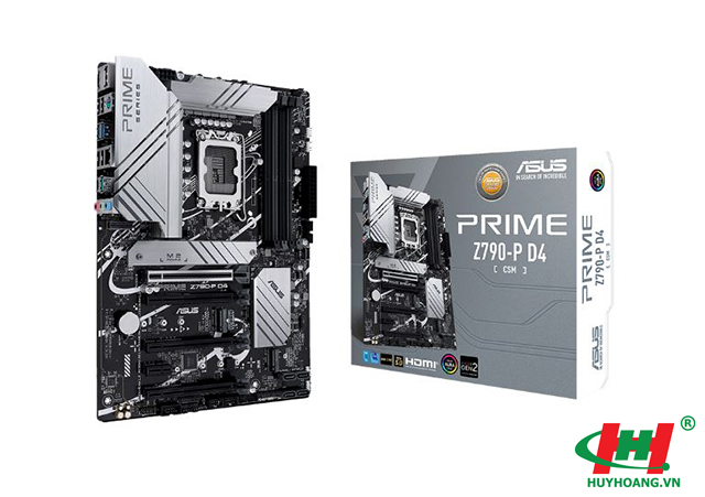 Mainboard ASUS PRIME Z790-P D4-CSM (Socket: 1700,  4 khe DDR4,  tối đa 128GB,  1 x DisplayPort,  1 x HDMI)