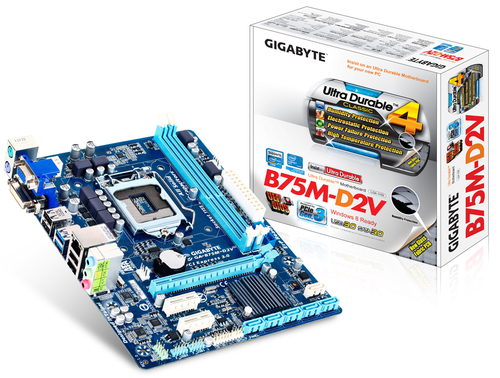 Mainboard Gigabyte B75M-D2V (Renew)