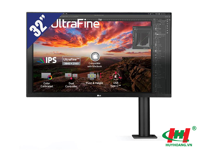 Màn hình LCD đồ họa 4K LG Ergonomic 32UN880-B (32inch/ 3840 x 2160/ IPS/ 60Hz/ 5ms/ FreeSync)