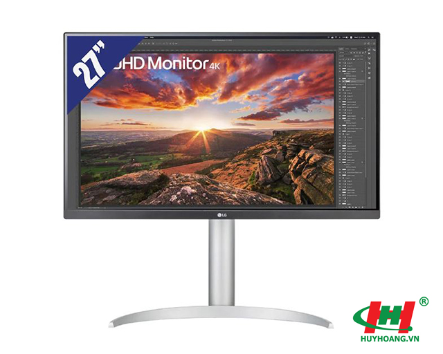 Màn hình LCD đồ họa 4K LG 27UP850N-W (27INCH/ 3840 x 2160/ UHD/ IPS/ 60HZ/ 5MS/ 400NITS/ HDMI+DP+USBC+AUDIO/ FREESYNC) HDMI,  DisplayPort,  Type-C,  audio 3.5mm