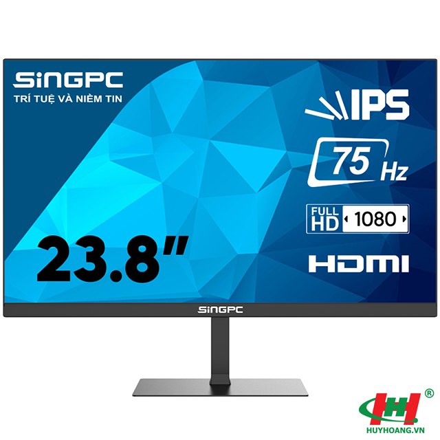 Màn hình LCD SingPC IPS 23.8 inch (Q24F75-IPS) IPS,  Full HD,  1920x1080,  75Hz,  4ms,  Loa 6W,  VGA,  HDMI,  Audio out,  FreeSync