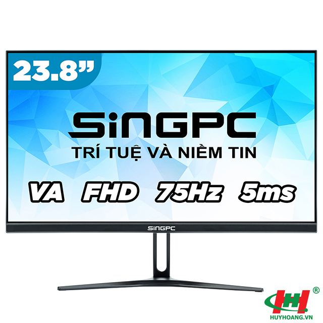 Màn hình LCD SingPC SGP238VA 23.8inch (chống chói: Anti-glare,  Full HD,  1920x1080,  75Hz,  5ms,  loa 6W,  VGA,  HDMI,  audio out,  FreeSync)