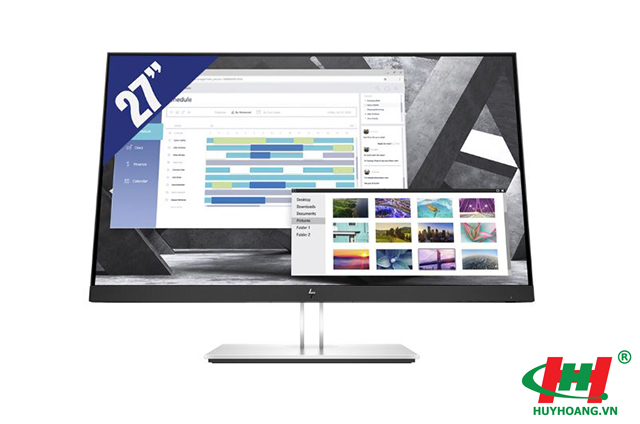 Màn hình vi tính HP E27q G4 27inch QHD Monitor,  3Y WTY_9VG82AA (2560 x 1440/ IPS/ 60Hz/ 5ms/ DisplayPort 1.2,  HDMI 1.4,  VGA/D-sub)