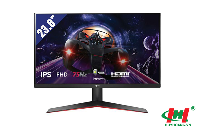 Màn hình vi tính LCD 24inch LG 24MP60G-B.ATV (1920 x 1080/IPS/75Hz/1 ms/FreeSync) 1 x DisplayPort 1.2,  1 x HDMI,  1 x VGA/D-sub