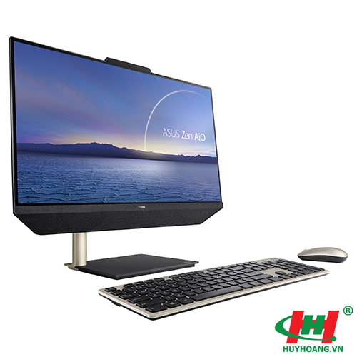 Máy bộ Asus PC ALL IN ONE M5401WUAT-BA040T R5-5500U/ 8GD4/ 512GB-SSD/ 23.8FHDT/ CAM/ WIFI5/ BT/ WL_KB/ WL_M /90W/ ĐEN/ W10SL