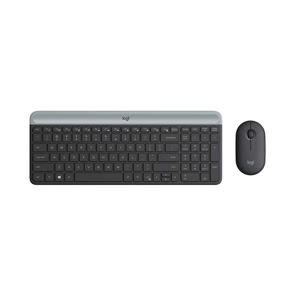 Bàn phím + Chuột Logitech MK470 Slim (2 màu Đen và trắng,  Wireless)