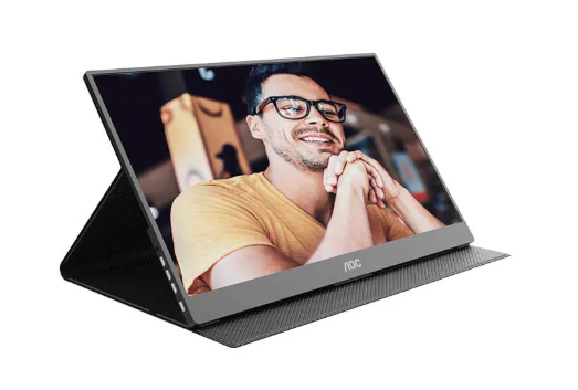 Màn Hình Di Động AOC Portable 16T3FE/71 (15.6 Inch | IPS | FHD | 60Hz | USB-C | Loa Kèm | Đen)