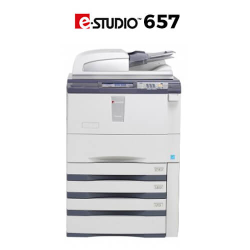 Cho thuê máy photocopy kỹ thuật số Toshiba E-657 (Photo,  in trắng đen + scan màu,  65 - 75 tờ/ phút)