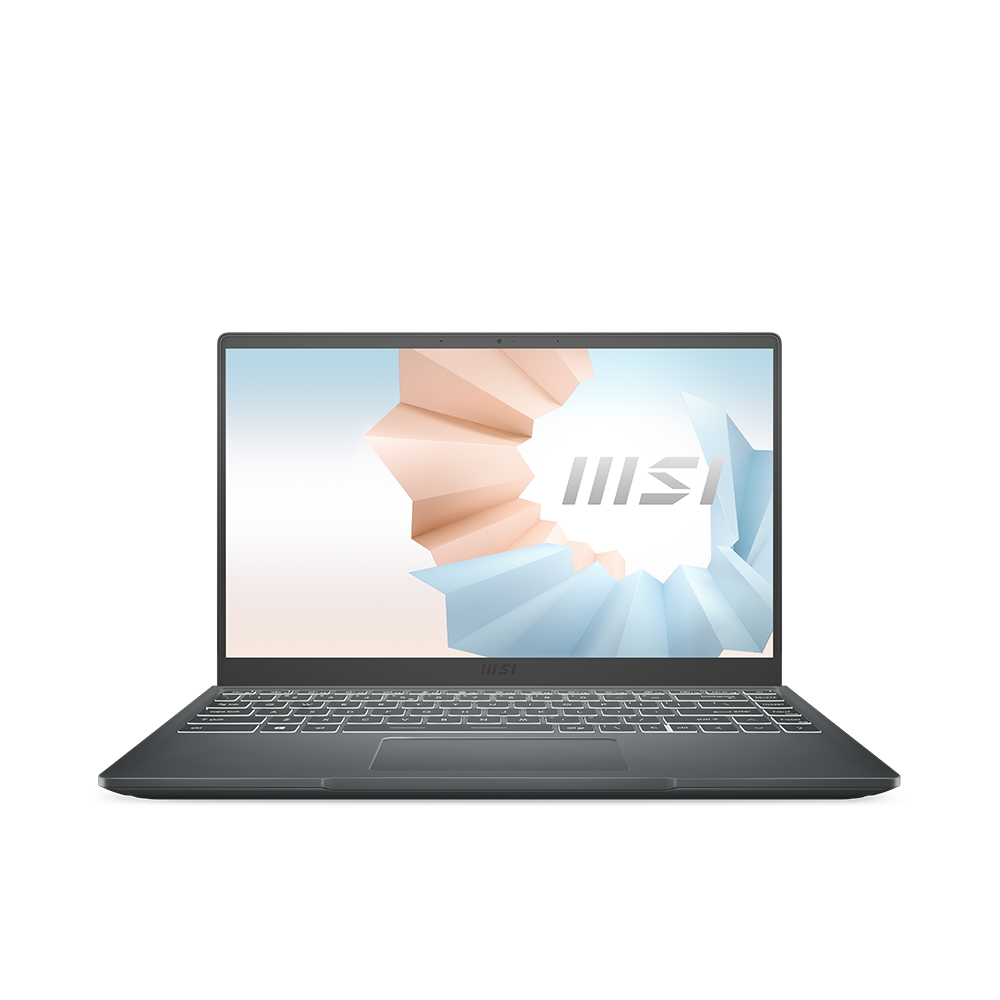 Máy tinh xách tay MSI Modern 14 B11MOU-1030VN (Core i3-1115G4 | 8GB | 256GB | Intel UHD | 14 inch FHD | Win 11 | Gray)