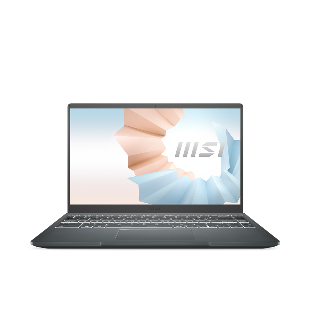 Máy tính xách tay MSI Modern 14 B11MOU-1033VN (Core™ i7-1195G7 | 8GB | 512GB | Intel Iris Xe | 14 inch FHD | Win 11 | Xám)