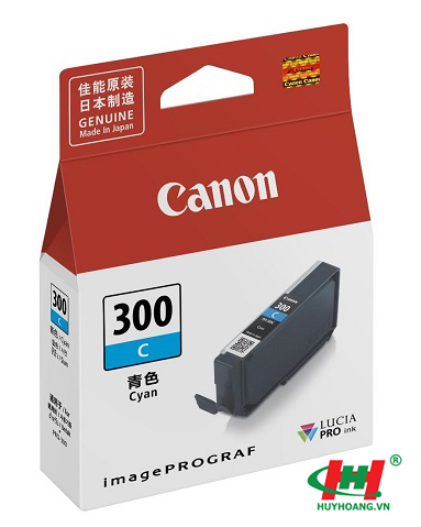 Mực máy in Canon imagePROGRAF PRO-300 Cyan Ink Cartridge (PFI-300C)