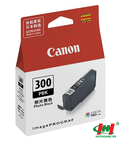 Mực máy in Canon imagePROGRAF PRO-300 Photo Black Ink Cartridge (PFI-300PBK)