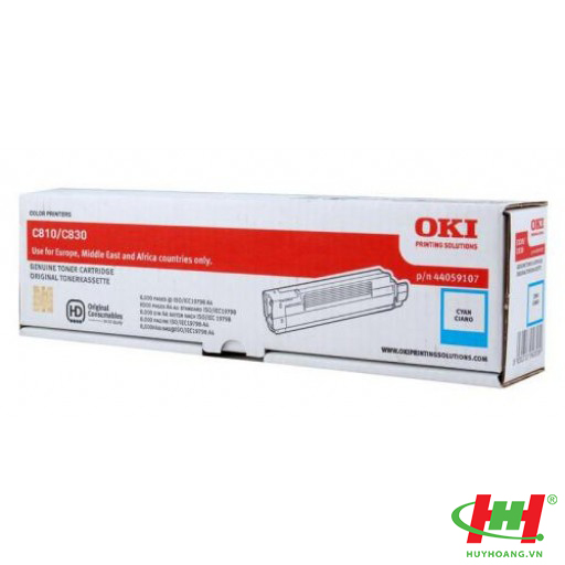 Mực máy in Oki C810 C830 Cyan 8K