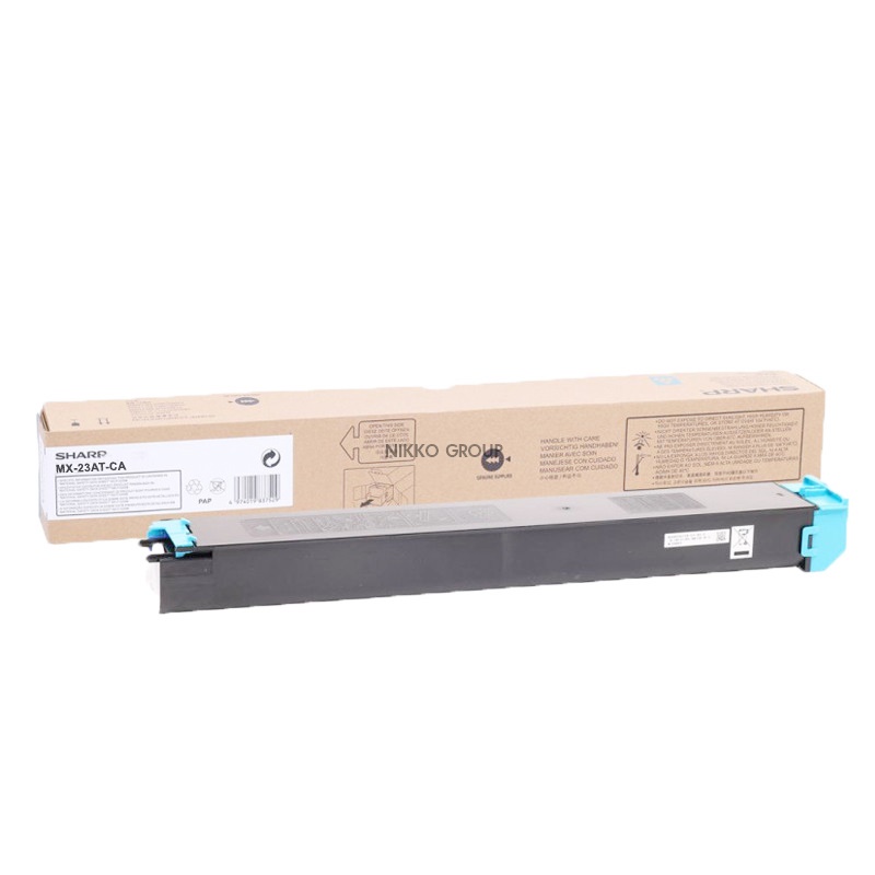 Mực máy Photocopy Sharp MX-M2010U/ MX-M1810U/ MX-M2310U/ MX-M3114N Toner Cartridge (MX-23ATCA màu xanh) Chính hãng