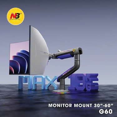 Giá đỡ Màn Hình Arm Monitor NB-G60 Đen Xám 32-60 inch