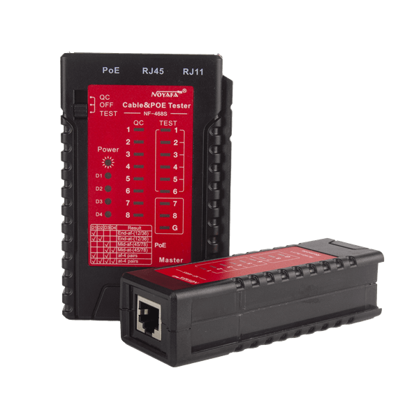 Bộ Test Dây Mạng,  Thoại,  chuẩn PoE NOYAFA NF-468S