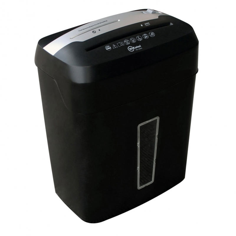 Máy hủy tài liệu NiKatei PS-400C (hủy sợi,  10 tờ 80g,  4 phút hủy,  40 phút làm mát,  18 lít)
