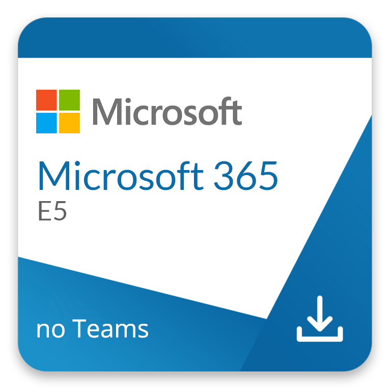 Phần mềm Microsoft Enterprise Office 365 E5 (No Teams)