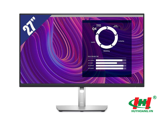 Màn hình LCD Dell 27inch P2723D (2560x1440 2K/ IPS/ 60Hz/ 8ms) 1 x DisplayPort 1.2,  1 x HDMI 1.4,  4 x USB-A