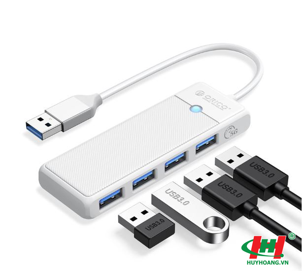 Hub 4 cổng USB3.0 (ORICO PAPW4A-U3) Trắng