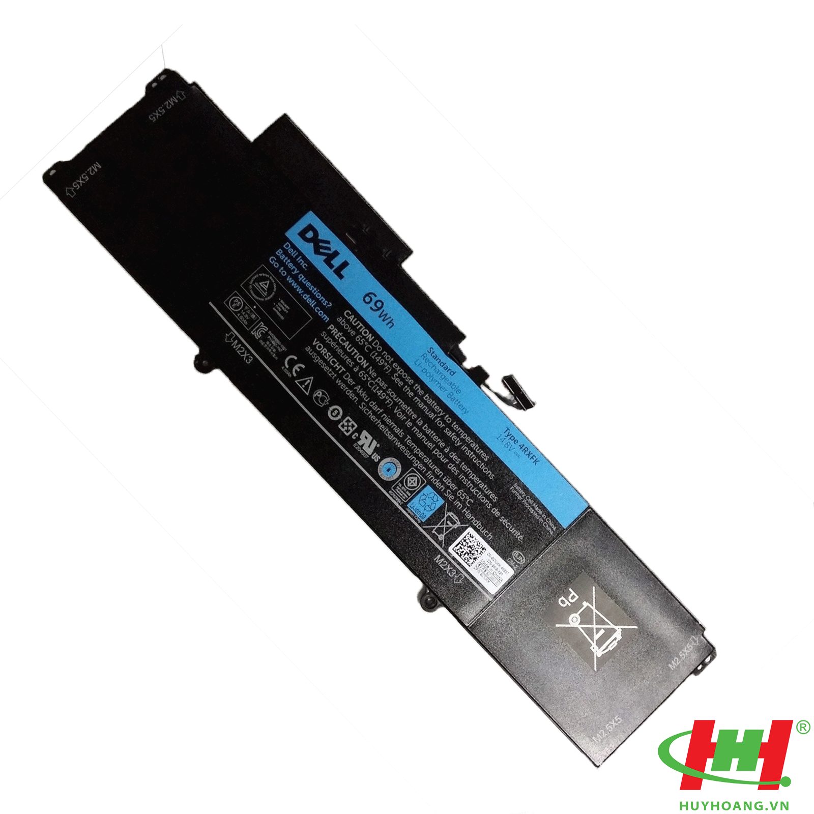 Pin Laptop Dell Ultrabook 14-L421x,  4RXFK Zin