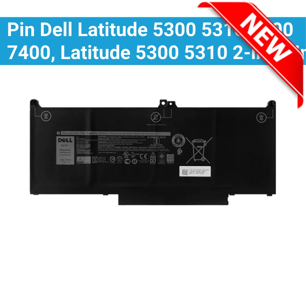 Pin Laptop Dell Latitude 5300 5310 7300 7400,  Latitude 5300 5310 2-in-1,  Inspiron 7300 7306 2-in-1 Series,  P96G P97G P99G P100G 5VC2M 829MX 0829MX,  MXV9V