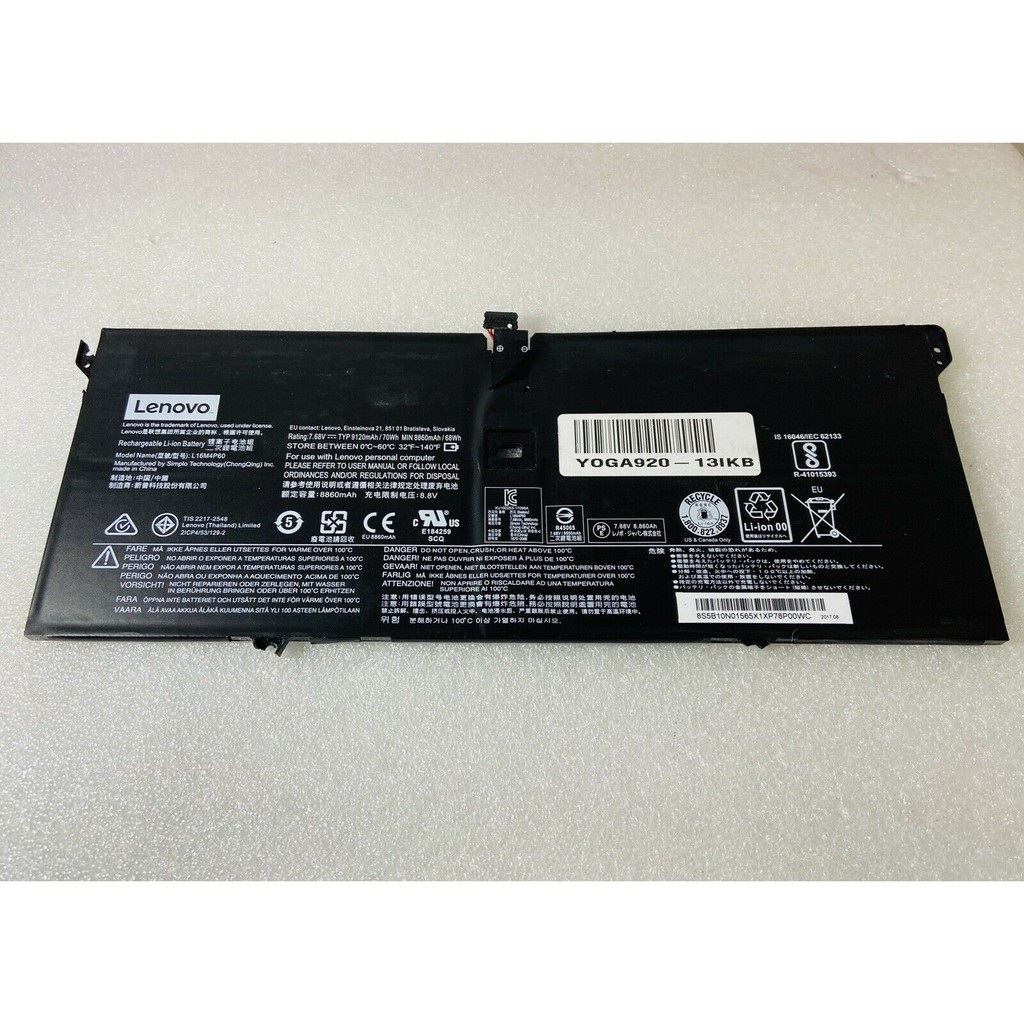 Pin laptop Lenovo Yoga 920 13 920-13IKB 80Y7 80Y8 L16C4P61 L16M4P60 720-13IKB 730-13IKB L16C4PB1 L16M4PB1