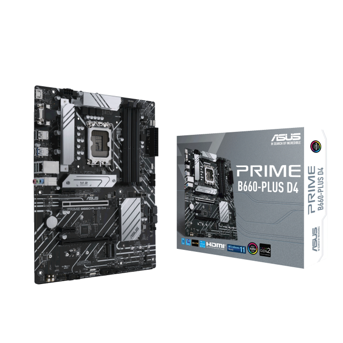 Mainboard Asus PRIME B660M-K D4 (1 x D-Sub port,  1 x HDMI® port)