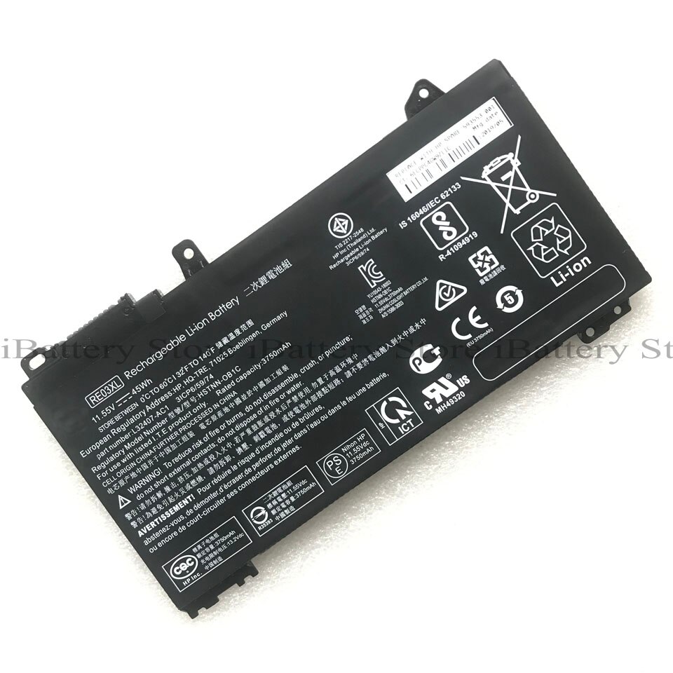 Pin Laptop HP 430 G6,  440 G6,  450 G6,  RE03XL