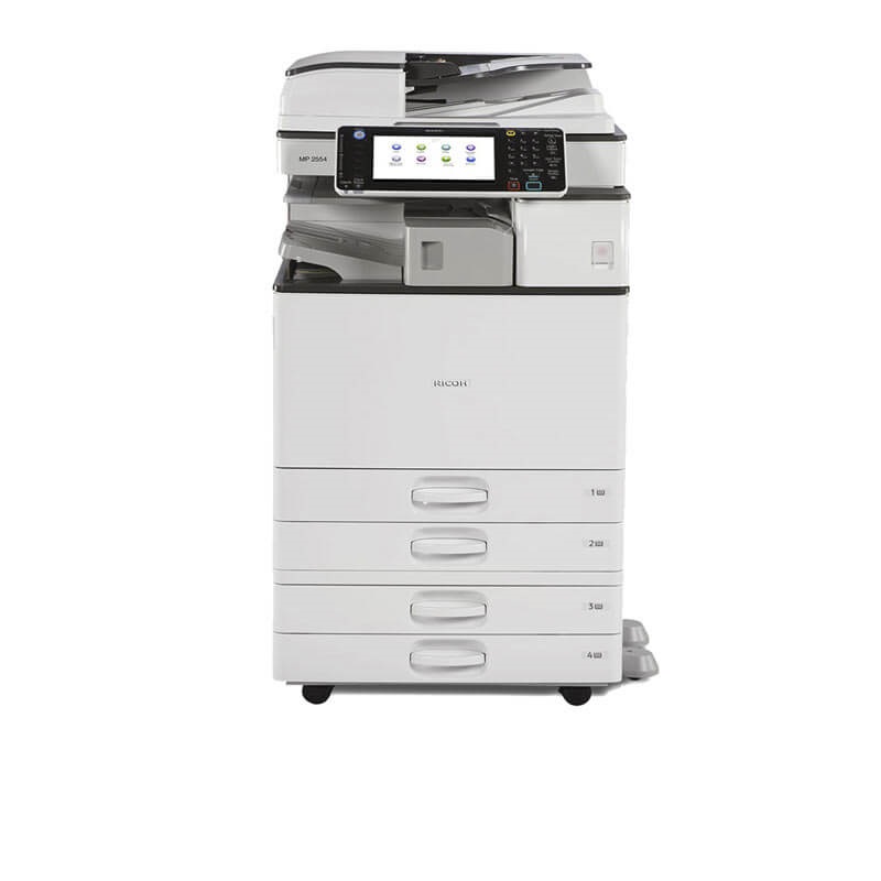 Cho thuê máy photocopy kỹ thuật số Ricoh MP2554 (Photo,  in trắng đen + scan màu,  25 - 30 tờ/ phút)