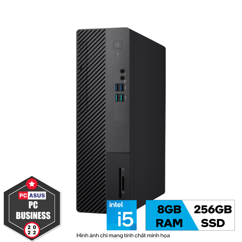 Máy bộ để bàn PC Asus S500SD-512400050W (i5-12400/ 8GB RAM/ 256GB SSD/ WL+BT/ K+M/ Win 11)