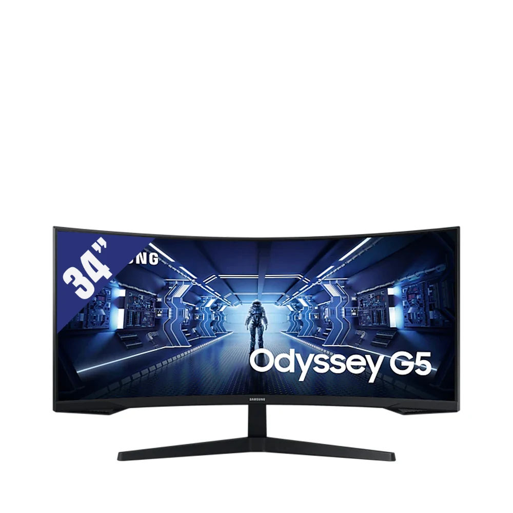 Màn Hình vi tính LCD SAMSUNG Odyssey G5 LC34G55TWWEXXV (34inch - WQHD - 165Hz - VA - 1ms - FreeSync - HDR10 - Curved)