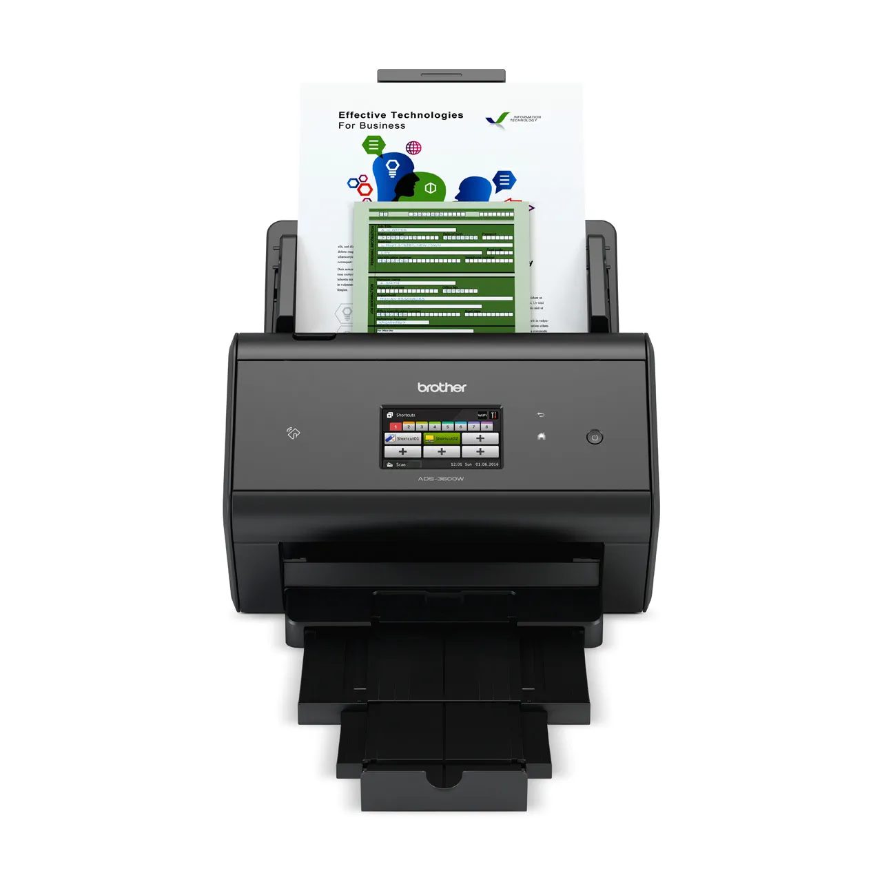 Máy Scan Brother ADS-3600W (A4/ Đảo mặt/ USB/ LAN/ WIFI)