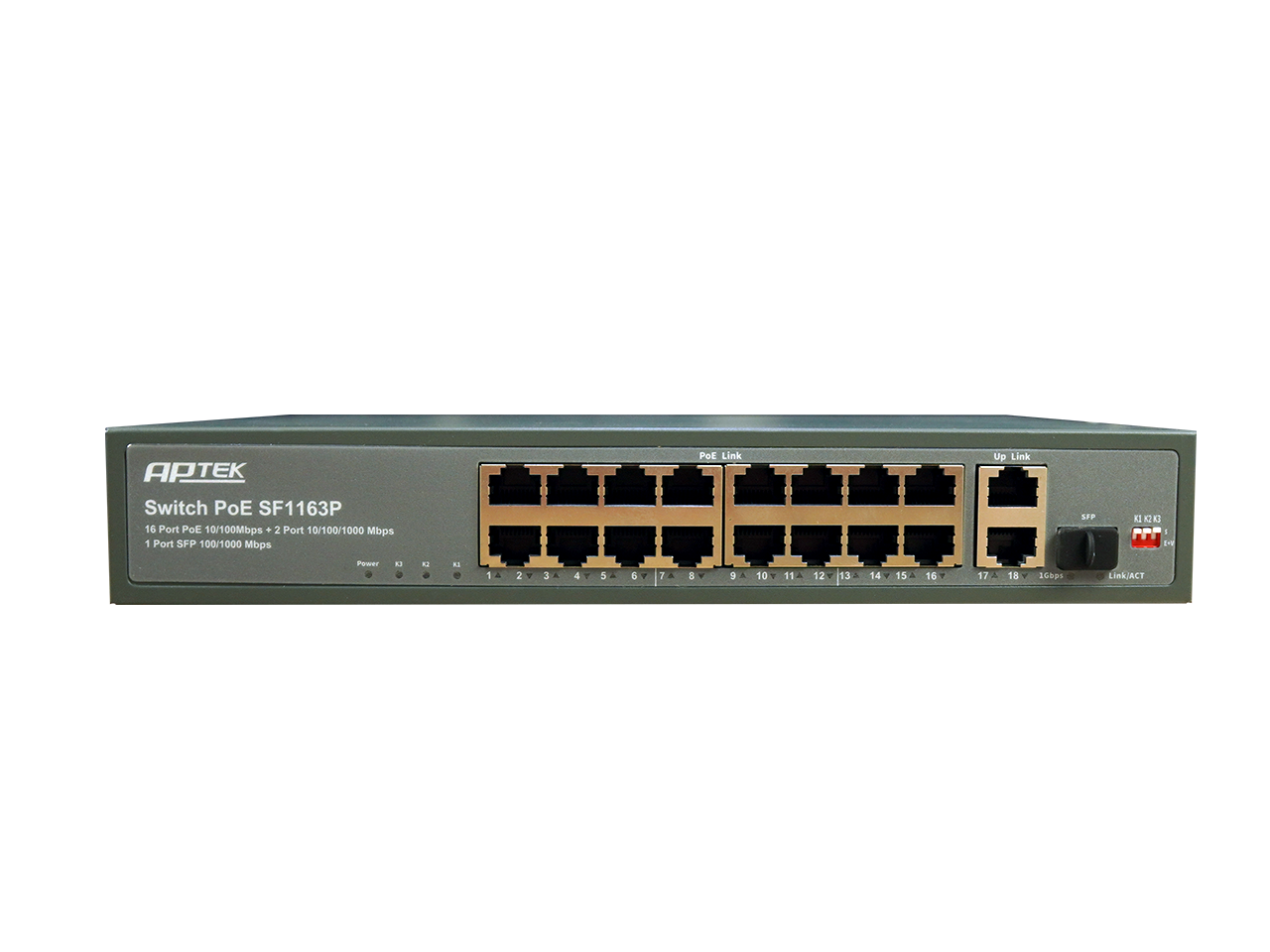 Switch POE 16+2 APTEK SF1163P