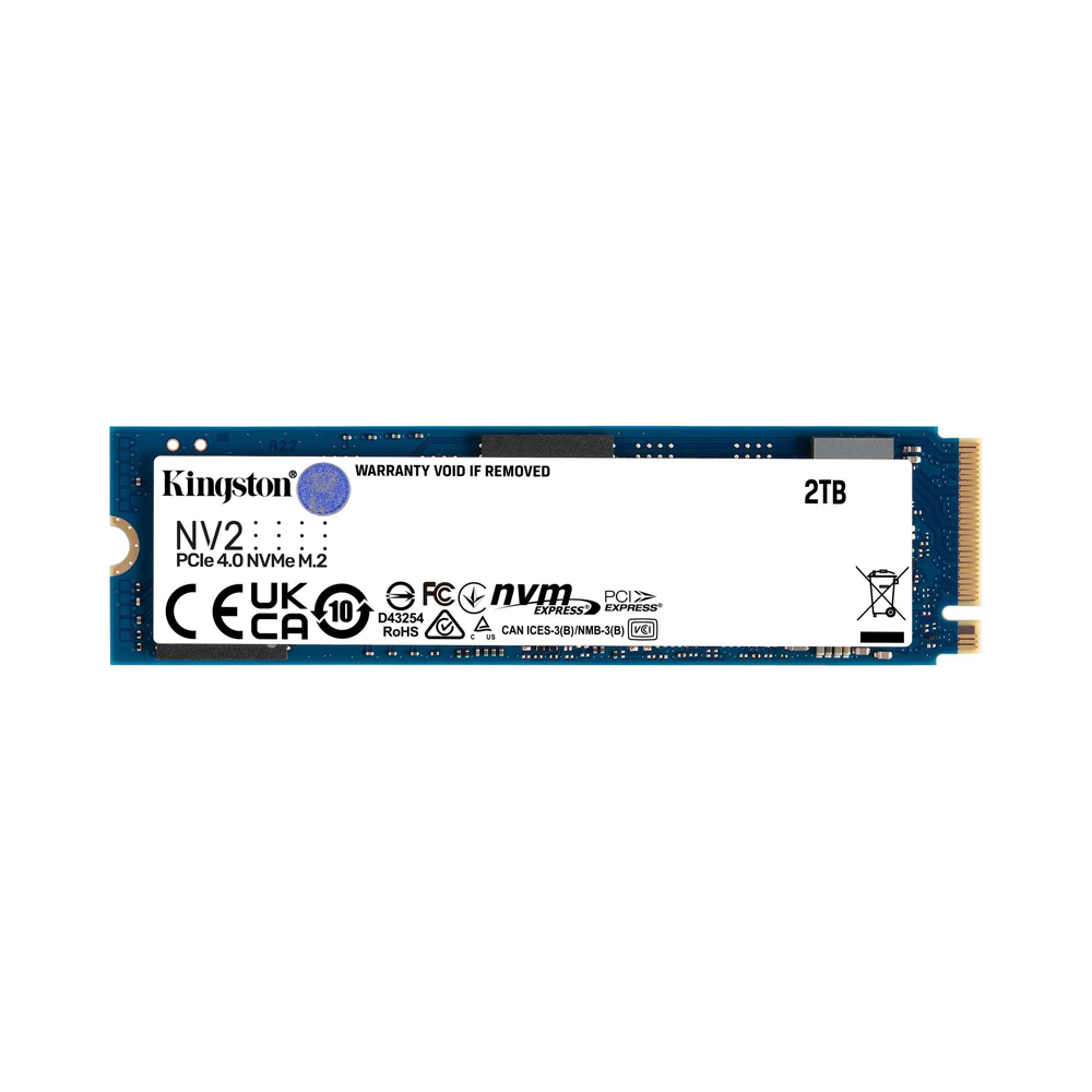 SSD Kingston NV2 2TB M.2 2280 PCIe Gen 4.0 NVMe 2000G (SNV2S/2000G)