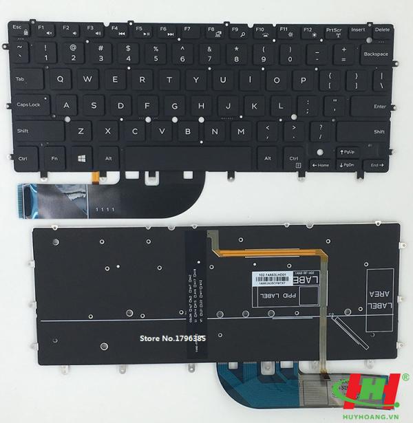 Bàn phím Dell Inspiron 13 7000 7348 7347 7547 7548 XPS13 9343 9353 Có đèn