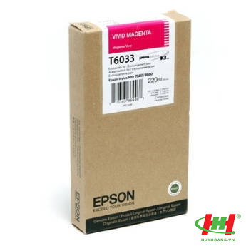 Mực in Epson T6033 Vivid Magenta Cartridge (220ml) (C13T603300)