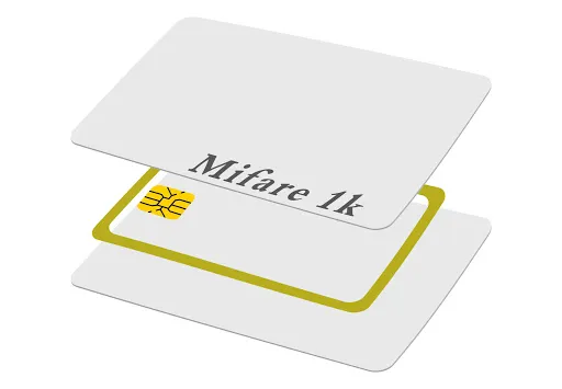 THẺ CẢM ỨNG MIFARE 0.84mm (2 mặt trắng trơn)