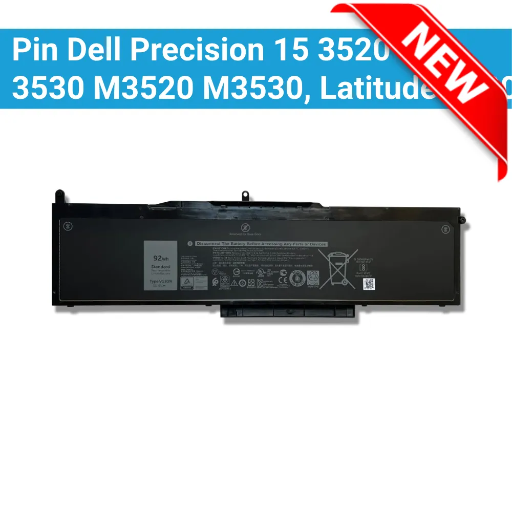 Pin Laptop Dell Precision 15 3520 3530 M3520 M3530,  Latitude 5580 5590 5591 E5580 E5590 E5591 Series,  0VG93N WFWKK,  VG93N