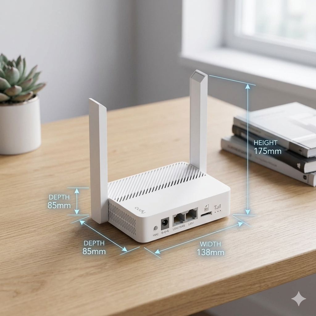 Thiết bị phát Wifi 4G Cudy LT300 (300 Mbps/ Wifi 4/ 2.4 GHz)